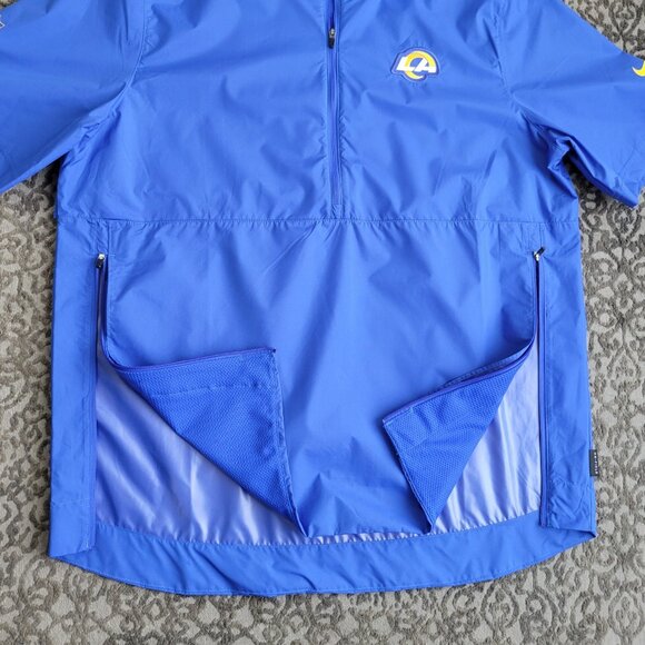 Los Angeles Rams Nike On Field Short Sleeve Windbreaker Size L - Picture 12 of 13